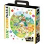 Puzzle Mare Educativ Rotund cu Numere